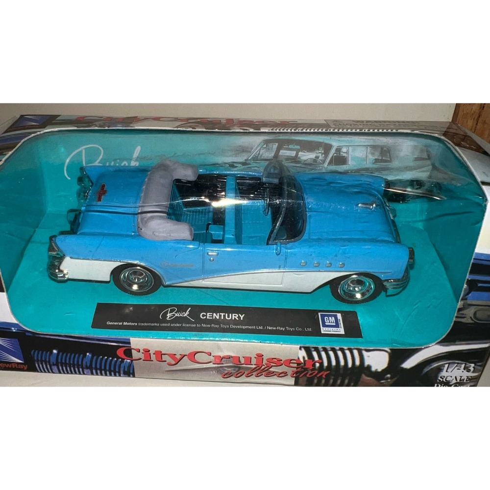 Lot of City Cruise 1/43 Buick Century ,Turbine 1964, Pontiac GTO 1966 New